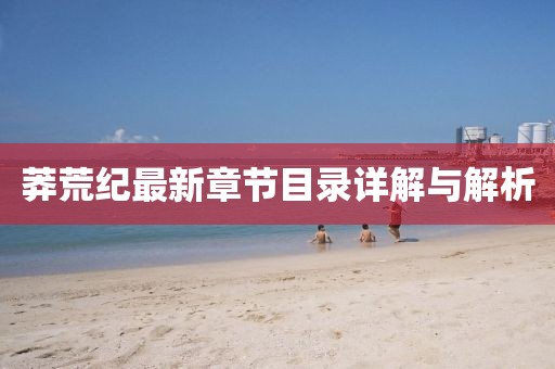 莽荒纪最新章节目录详解与解析