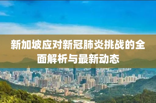 新加坡应对新冠肺炎挑战的全面解析与最新动态