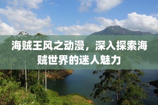 海贼王风之动漫，深入探索海贼世界的迷人魅力