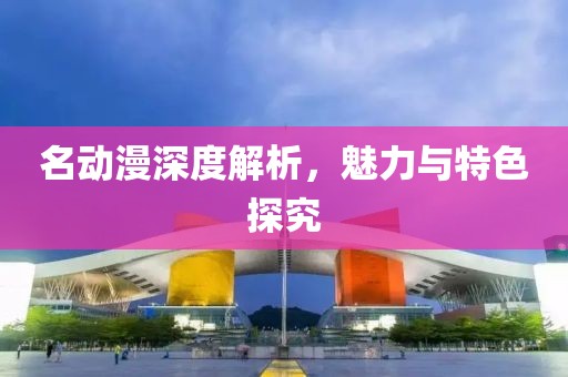 名动漫深度解析，魅力与特色探究